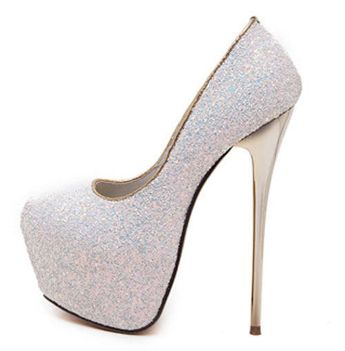 Stiletto Platform Women's Sexy Sequined High Heels