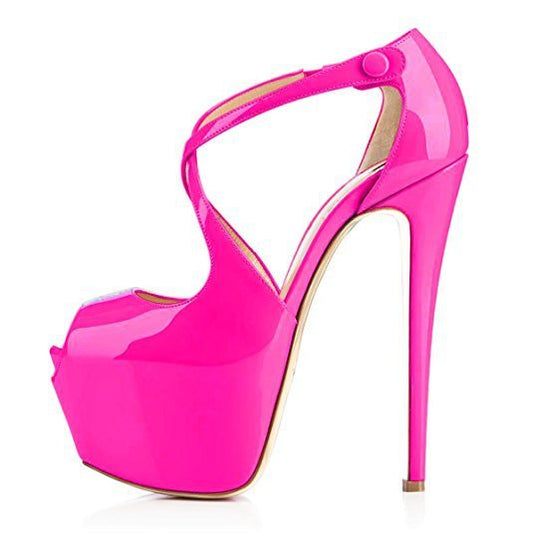 Yuzui Water Platform Super High Heel Women Sandals